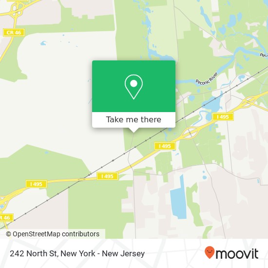 Mapa de 242 North St, Upton, NY 11973