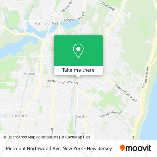 Mapa de Piermont Northwood Ave