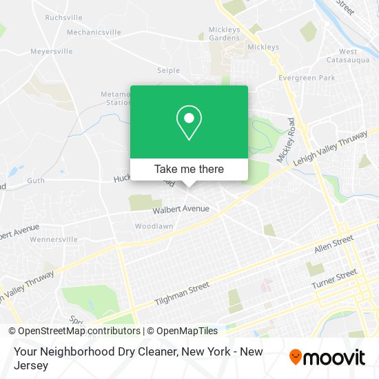 Your Neighborhood Dry Cleaner map