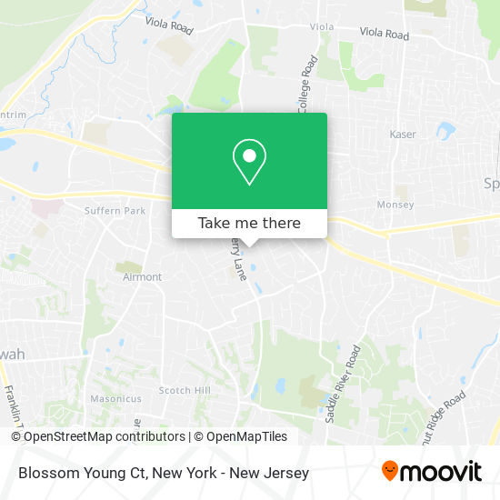 Blossom Young Ct map