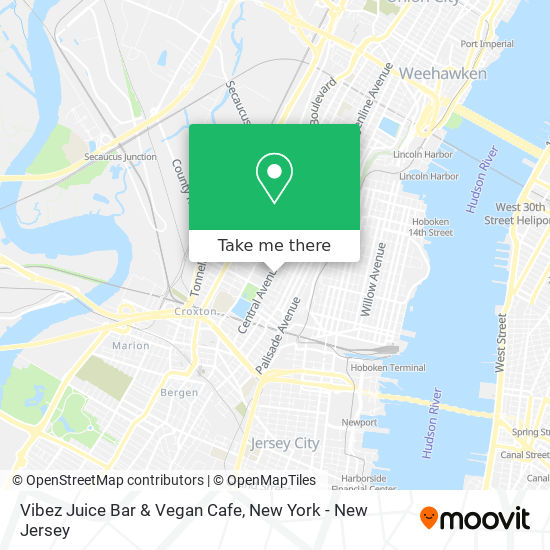 Vibez Juice Bar & Vegan Cafe map