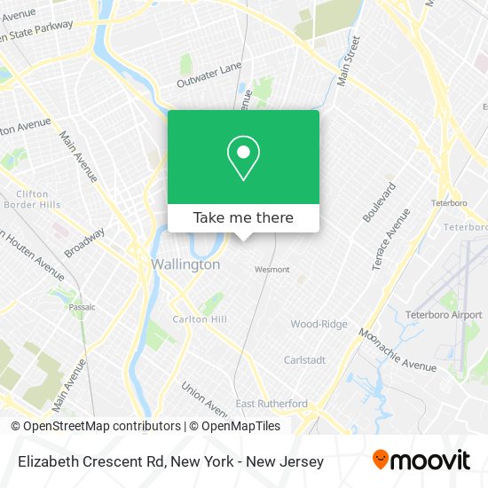 Elizabeth Crescent Rd map
