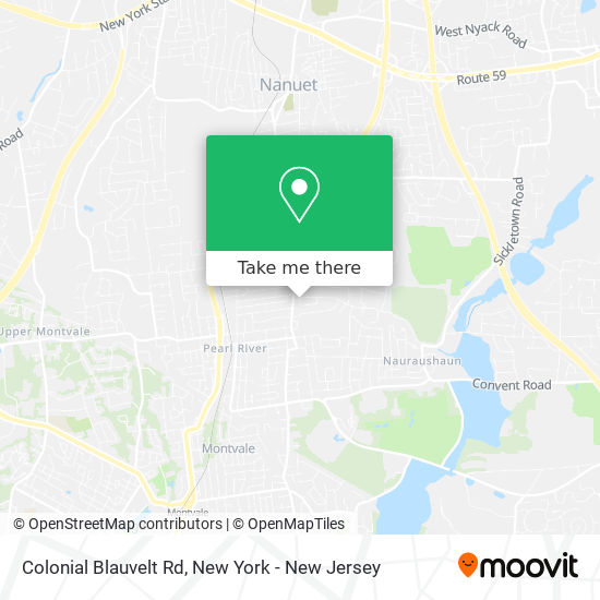 Mapa de Colonial Blauvelt Rd