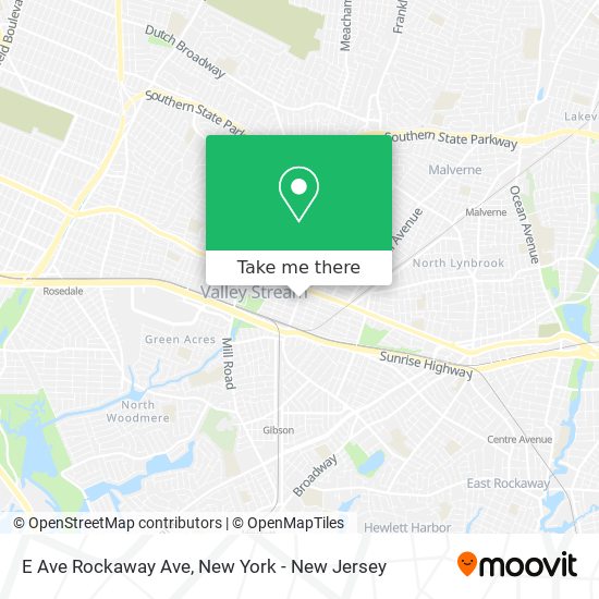 Mapa de E Ave Rockaway Ave