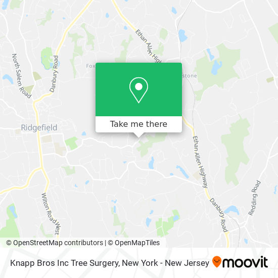 Knapp Bros Inc Tree Surgery map