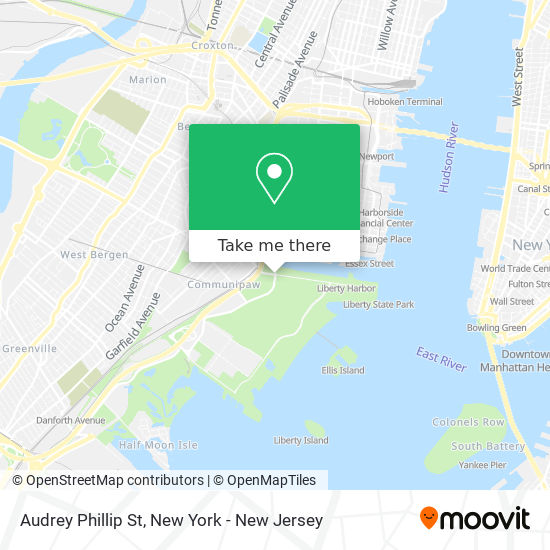 Audrey Phillip St map