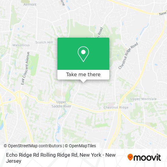 Mapa de Echo Ridge Rd Rolling Ridge Rd