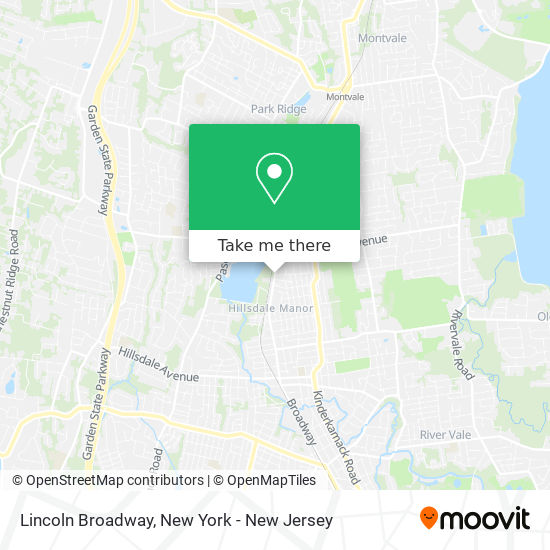 Mapa de Lincoln Broadway