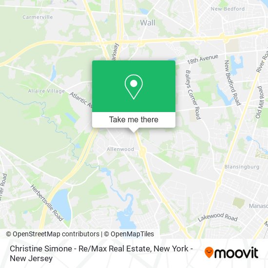 Christine Simone - Re / Max Real Estate map