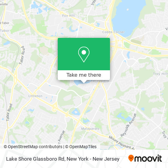 Mapa de Lake Shore Glassboro Rd