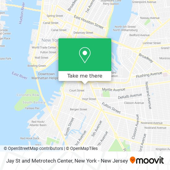 Mapa de Jay St and Metrotech Center