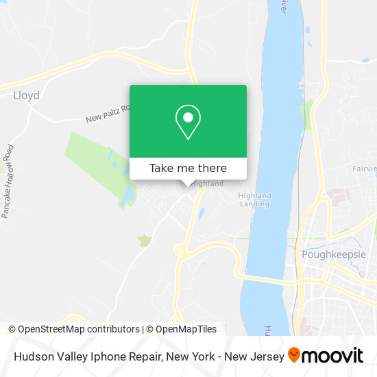 Mapa de Hudson Valley Iphone Repair