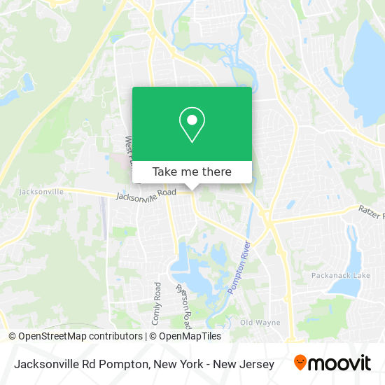 Jacksonville Rd Pompton map