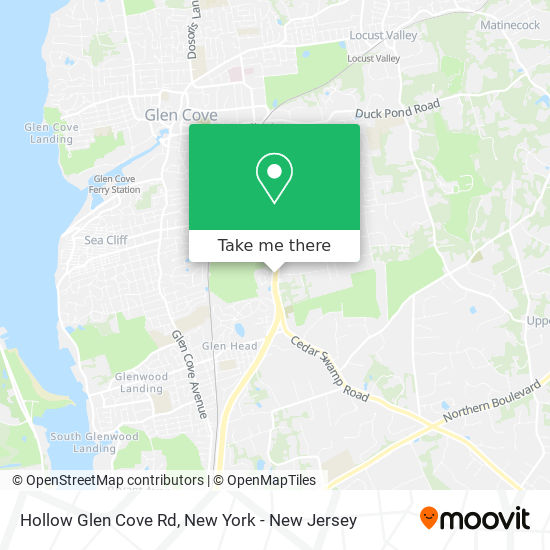 Hollow Glen Cove Rd map