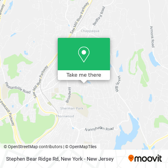 Stephen Bear Ridge Rd map