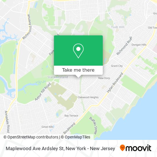 Mapa de Maplewood Ave Ardsley St