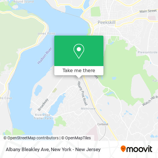 Mapa de Albany Bleakley Ave