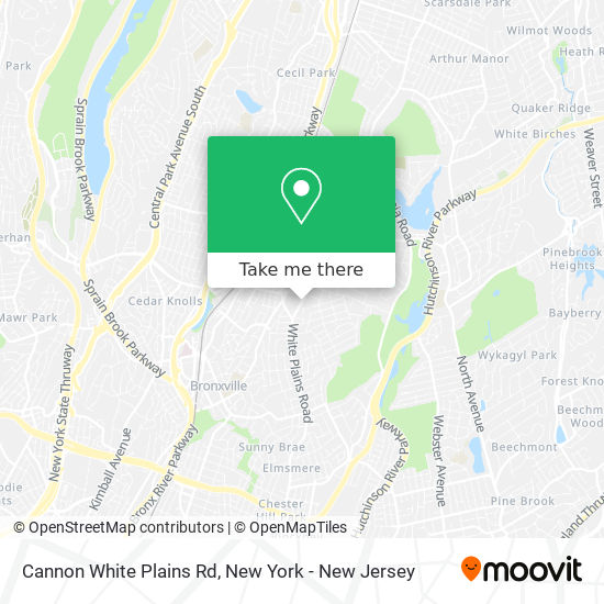 Mapa de Cannon White Plains Rd