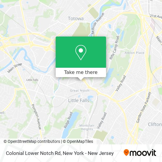 Colonial Lower Notch Rd map