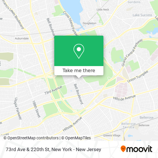 73rd Ave & 220th St map