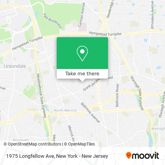 Mapa de 1975 Longfellow Ave