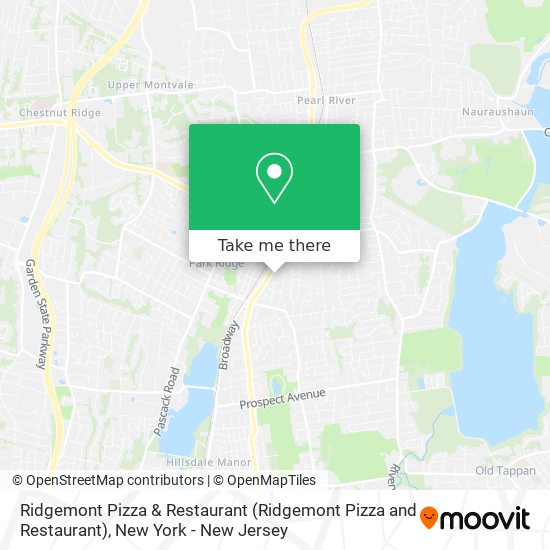 Ridgemont Pizza & Restaurant map