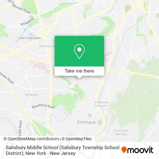 Mapa de Salisbury Middle School (Salisbury Township School District)