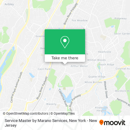 Service Master by Marano Services map