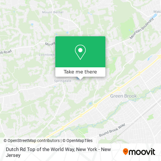 Mapa de Dutch Rd Top of the World Way