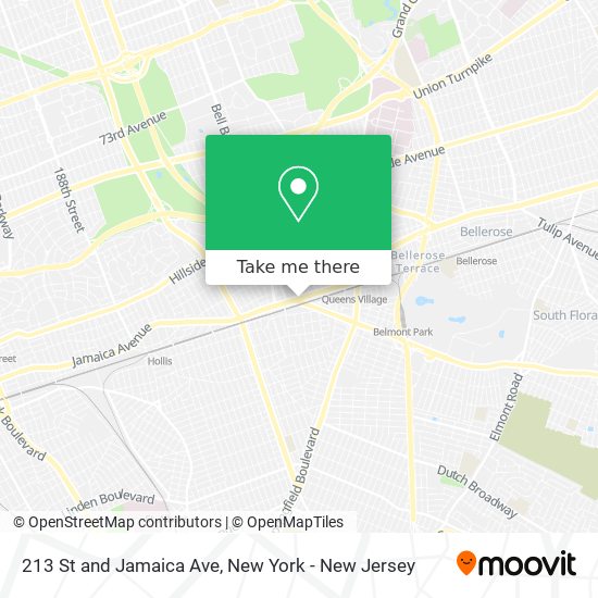 213 St and Jamaica Ave map