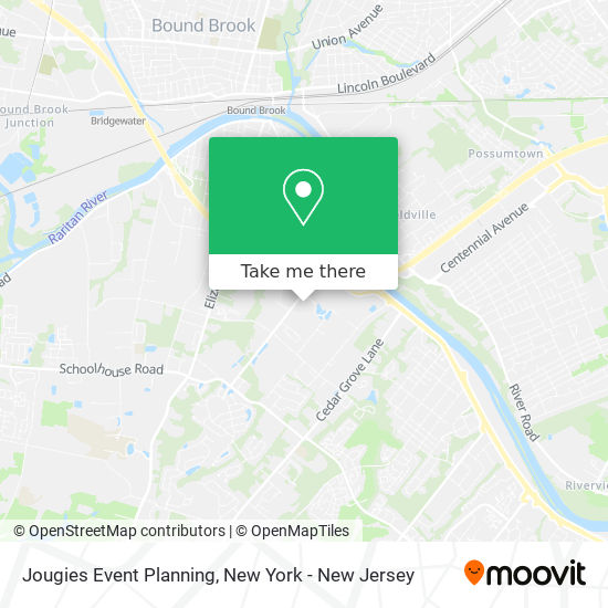 Jougies Event Planning map