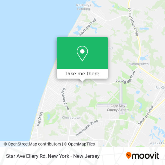 Star Ave Ellery Rd map