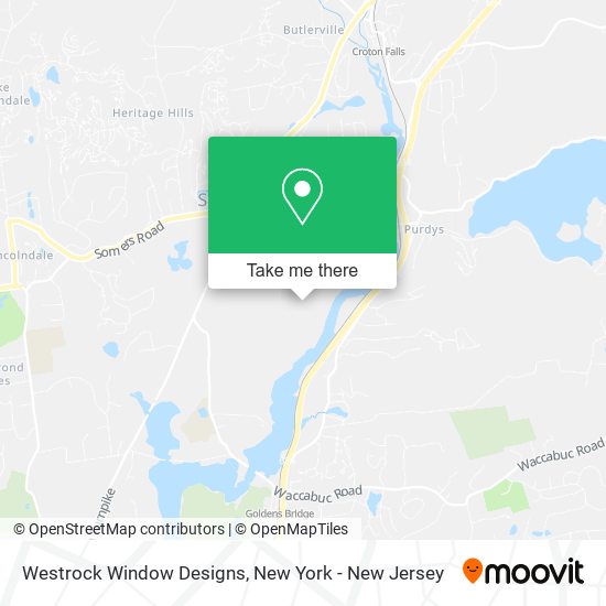 Westrock Window Designs map