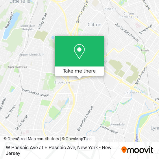 Mapa de W Passaic Ave at E Passaic Ave