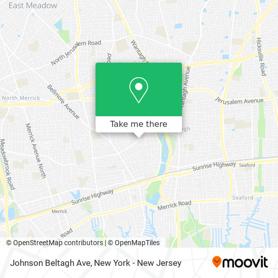 Johnson Beltagh Ave map