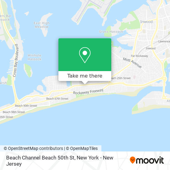 Mapa de Beach Channel Beach 50th St
