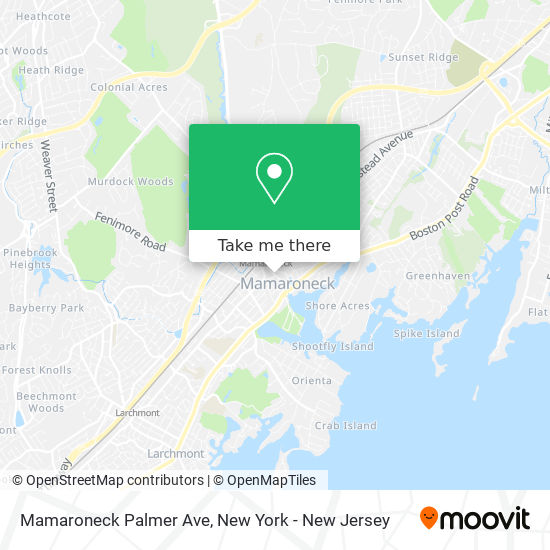 Mapa de Mamaroneck Palmer Ave