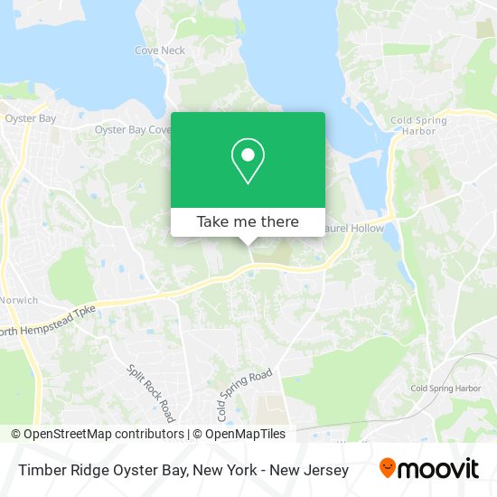 Timber Ridge Oyster Bay map