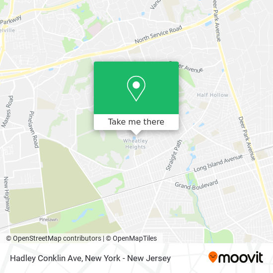 Hadley Conklin Ave map