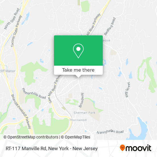 RT-117 Manville Rd map