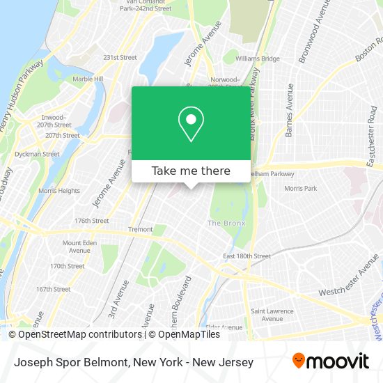 Joseph Spor Belmont map