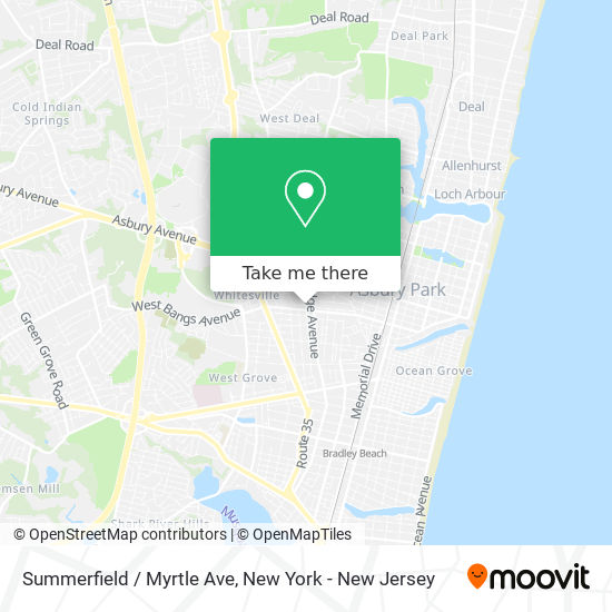 Summerfield / Myrtle Ave map