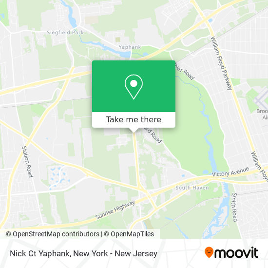 Nick Ct Yaphank map