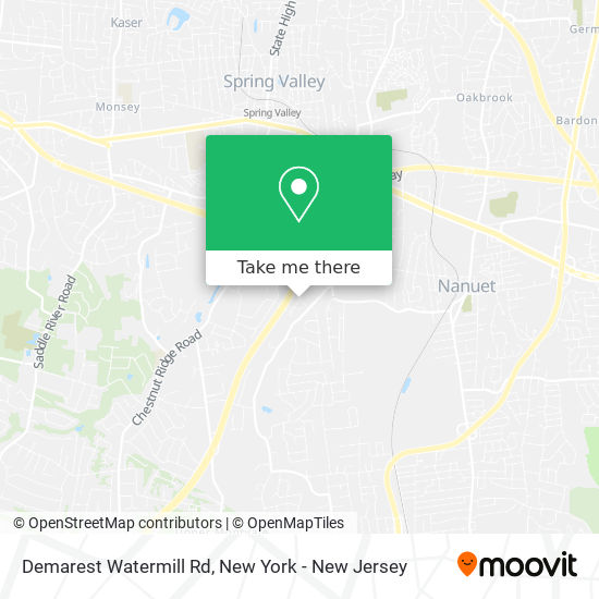 Mapa de Demarest Watermill Rd