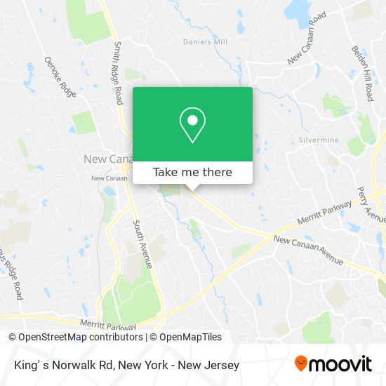 King' s Norwalk Rd map