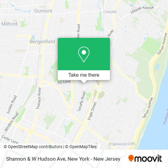 Mapa de Shannon & W Hudson Ave