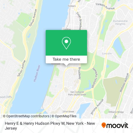 Henry E & Henry Hudson Pkwy W map