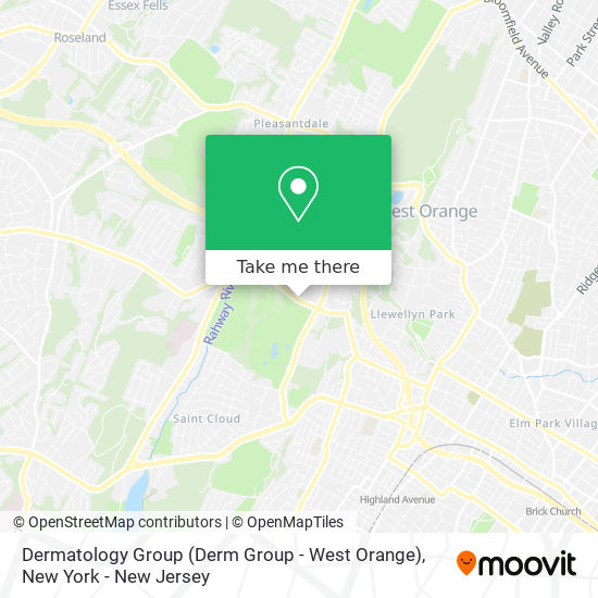 Dermatology Group (Derm Group - West Orange) map