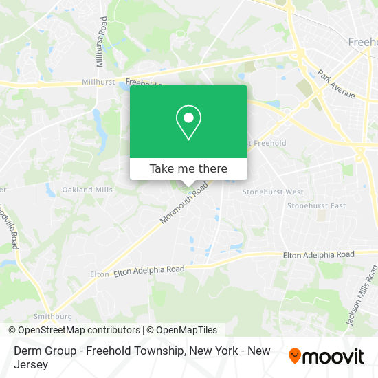 Mapa de Derm Group - Freehold Township