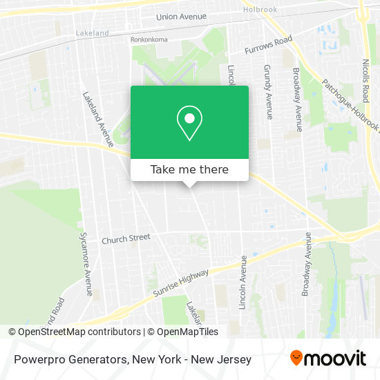 Powerpro Generators map